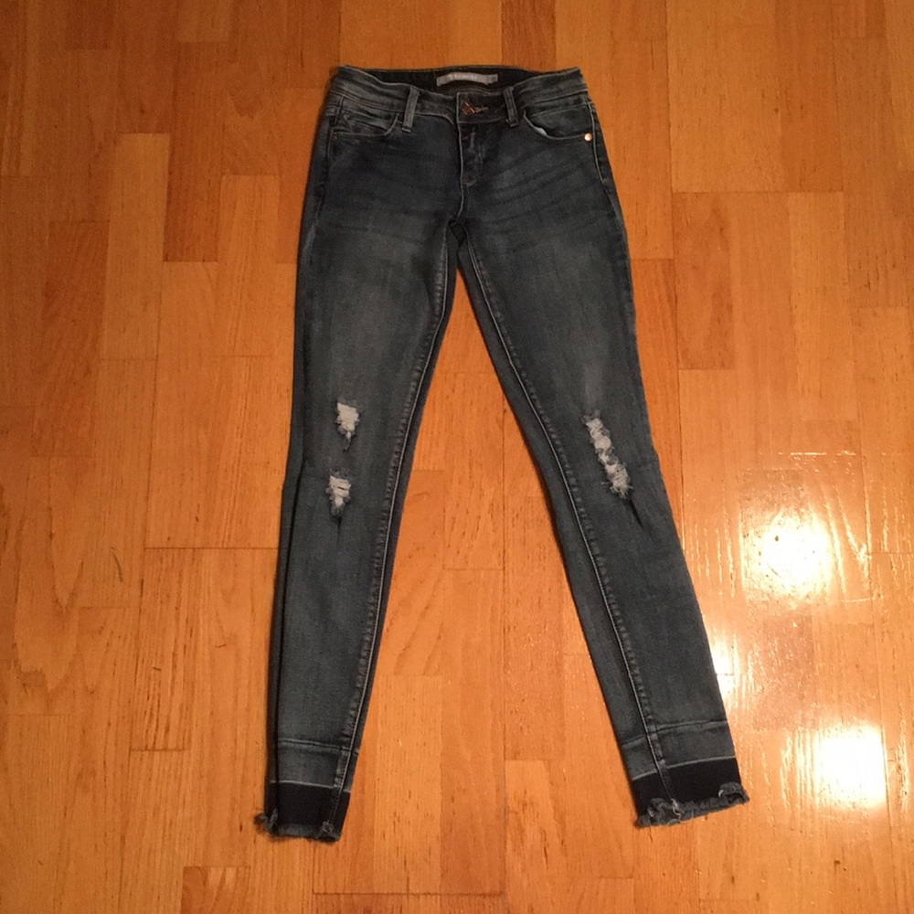 Tractr size 10 teens cute detailed jeans